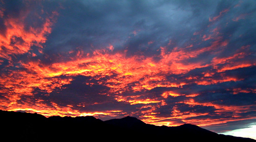 Between Heaven and Earth - Sunset over the Sangre de Cristos