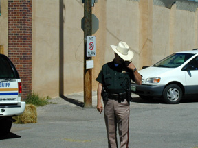 Westcliffe Deputy Sheriffs Wear Green